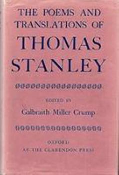 Hardcover The Poems and Translations of Thomas Stanley Book