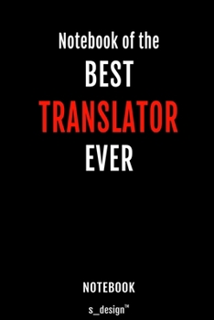 Notebook for Translators / Translator: awesome handy Note Book [120 blank lined ruled pages]