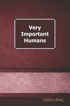 Paperback Very Important Humans Book
