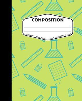 Paperback Composition: Green Science - College Ruled Composition Notebook Book