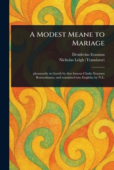 Paperback A Modest Meane to Mariage Book