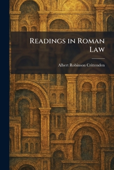 Paperback Readings in Roman Law Book