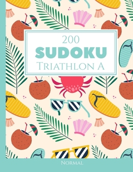 Paperback 200 Sudoku Triathlon A normal Vol. 3: com soluções e quebra-cabeças bônus [Portuguese] Book