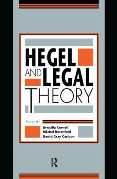 Hardcover Hegel and Legal Theory Book