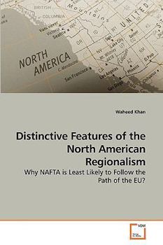 Paperback Distinctive Features of the North American Regionalism Book