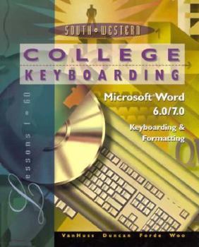 Spiral-bound College Keyboarding Microsoft Word 6.0/7.0 Word Processing: Lessons 1-60 Book