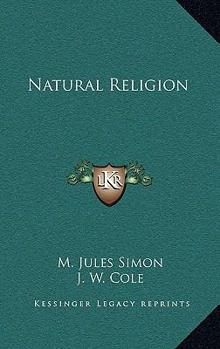 Hardcover Natural Religion Book