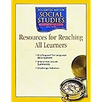 Paperback Houghton Mifflin Social Studies: Assessment Options Blackline Masters Level 4 States and Regions Book