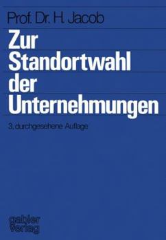 Paperback Zur Standortwahl Der Unternehmungen [German] Book