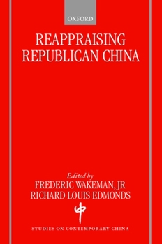 Paperback Reappraising Republican China Book