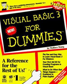 Paperback Visual Basic 3 for Dummies Book