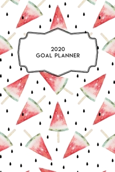 Paperback 2020 Goal Planner: 2020 Dated Goal Planner Focus Weekly Monthly Book