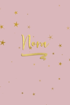 Paperback Nora: Personalized Journal to Write In - Rose Gold Line Journal Book
