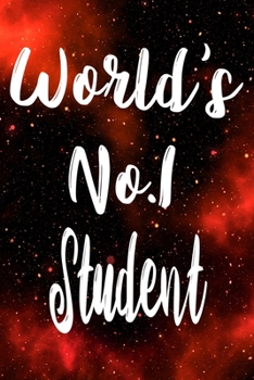 Paperback Worlds No.1 Student: The perfect gift for the professional in your life - Funny 119 page lined journal! Book