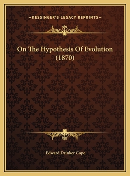 On The Hypothesis Of Evolution