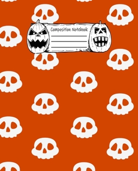 Paperback Halloween Abstract Pattern Volume 3 Wide Ruled Journal: 110 Blank Lined Wide Ruled (7.5 x 9.25) Pages to Jot Down Your Thoughts Book