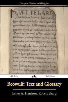 Paperback Beowulf: Text And Glossary Book