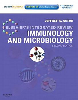 Paperback Elsevier's Integrated Review Immunology and Microbiology Book