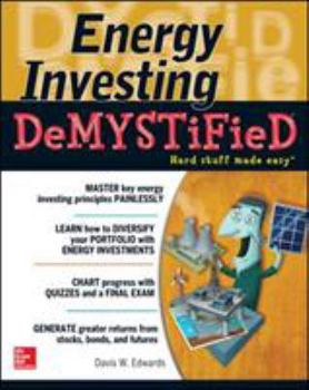 Paperback Energy Investing Demystified Book