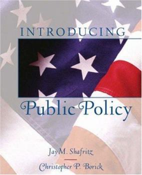 Hardcover Introducing Public Policy Book