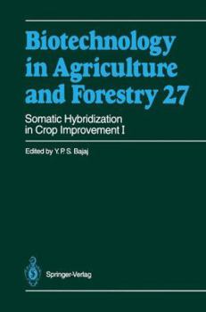 Paperback Somatic Hybridization in Crop Improvement I Book