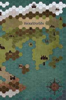 Paperback HexaWorlds: Hexagon notebook for RPG mapmaking and worldbuilding. Book