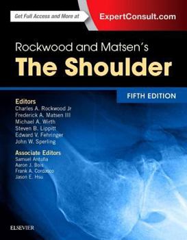 Hardcover Rockwood and Matsen's the Shoulder Book