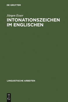 Hardcover Intonationszeichen im Englischen [German] Book