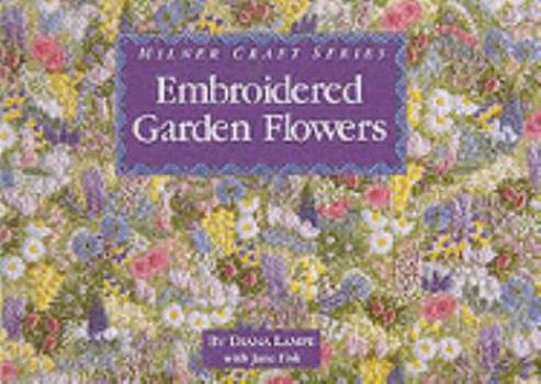 Hardcover Embroidered Garden Flowers Book