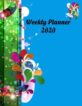 Weekly Planner 2020: 8.5x11 Inch Size Simple Two Page Spread For Staying on Track, Includes Pages for Important Dates And Notes