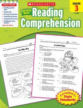 Paperback Scholastic Success with Reading Comprehension: Grade 3 Workbook Book