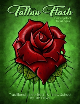 Tattoo Flash Coloring Book: Coloring Book for All Ages
