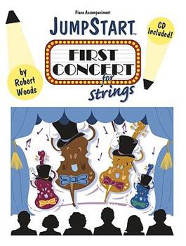 Paperback Jumpstart First Concert for Strings - Piano Accomp: Grade 1 Book