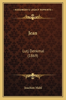 Paperback Jean: Lutj Denkmal (1869) [French] Book