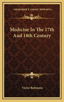 Medicine In The 17th And 18th Century