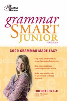 Paperback Grammar Smart Junior: Good Grammar Made Easy Book