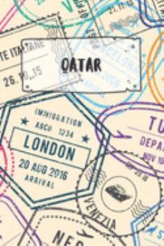 Qatar: Dotted Travel Diary Notebook or Journey Dotted Grid Journal - Holiday Trip Pocketbook for Men and Women with Dots