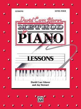 Paperback David Carr Glover Method for Piano Lessons: Level 4 Book