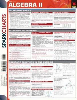 Hardcover Algebra II (Sparkcharts) Book