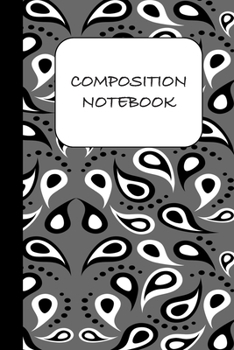 Paperback Composition Notebook: lined notebook, college ruled. For home and school. Book