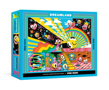 Board Game Dreamland: A 500-Piece Jigsaw Puzzle & Stickers: Jigsaw Puzzles for Adults Book
