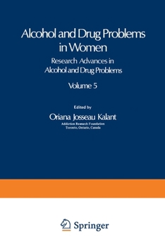 Paperback Alcohol and Drug Problems in Women Book