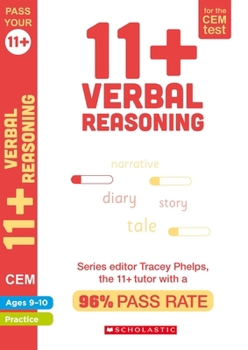 Paperback 11+ Verbal Reasoning Practice and Assessment for the CEM Test Ages 09-10 (Pass Your 11+) Book