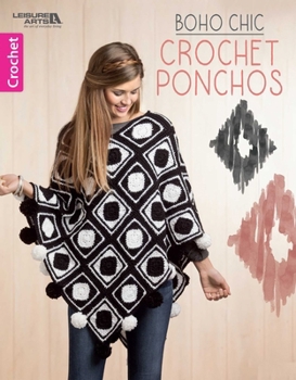 Paperback Boho Chic Crochet Ponchos Book
