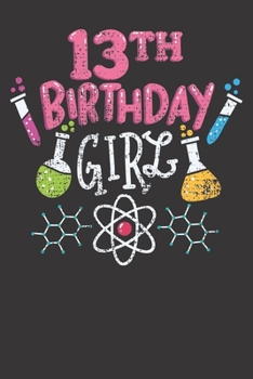 Paperback Notebook: 13th Birthday Science Future Teacher Party Gift Dot Grid 6x9 120 Pages Book