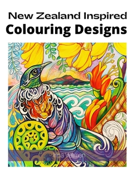 Paperback New Zealand Inspired Colouring Designs Book