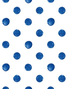 Japanese Shibori Indigo Sketchbook: Japanese Shibori Indigo Polka Dot Themed Blank Sketchbook, 120 Pages, 8.5 x 11, Perfect Blank Paper Notebook for Drawing, Doodling and Sketching Your Art