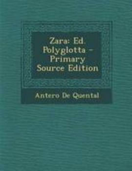 Paperback Zara: Ed. Polyglotta [Portuguese] Book