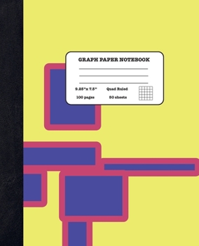 Graph Paper Notebook Quad Ruled 5x5: Science and History - Composition Notebook for Girls Boys Students - cute velvet green Notebook for College