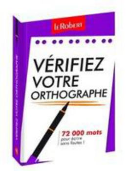 Paperback Vérifiez votre orthographe [French] Book